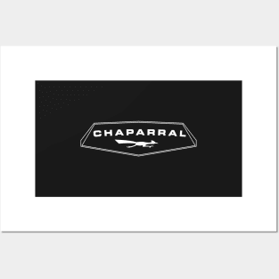 Chaparral Can Am logo 1966 - white Posters and Art